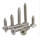 stainless steel 304 410 self tapping wood screw